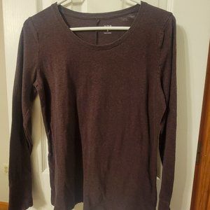 Brown long-sleeved shirt